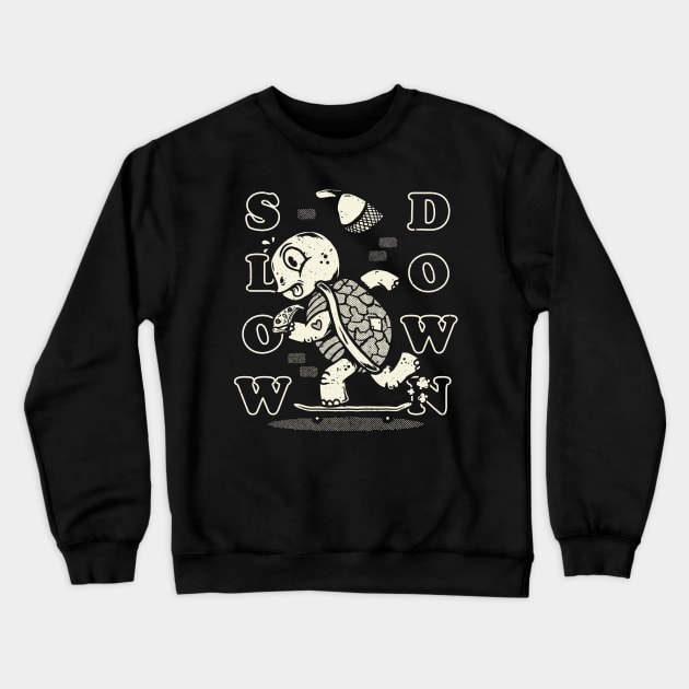 Slow Down Crewneck Sweatshirt by gut42